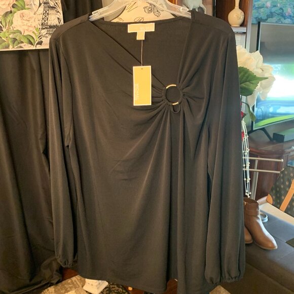 Michael Kors Blouse (NWT) 2X - Picture 9 of 11